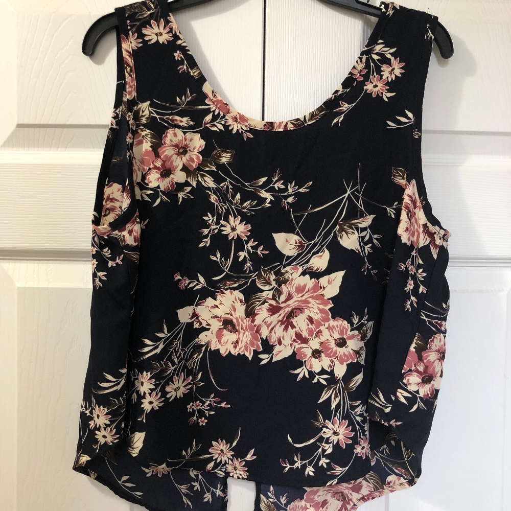 Papaya, Open-Back Tank Top